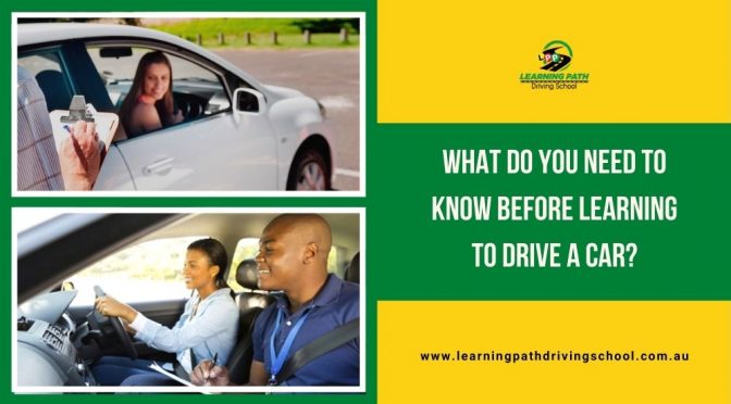 What Do You Need to Know Before Learning to Drive A Car?